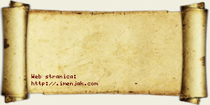 Valentina Jakupi vizit kartica